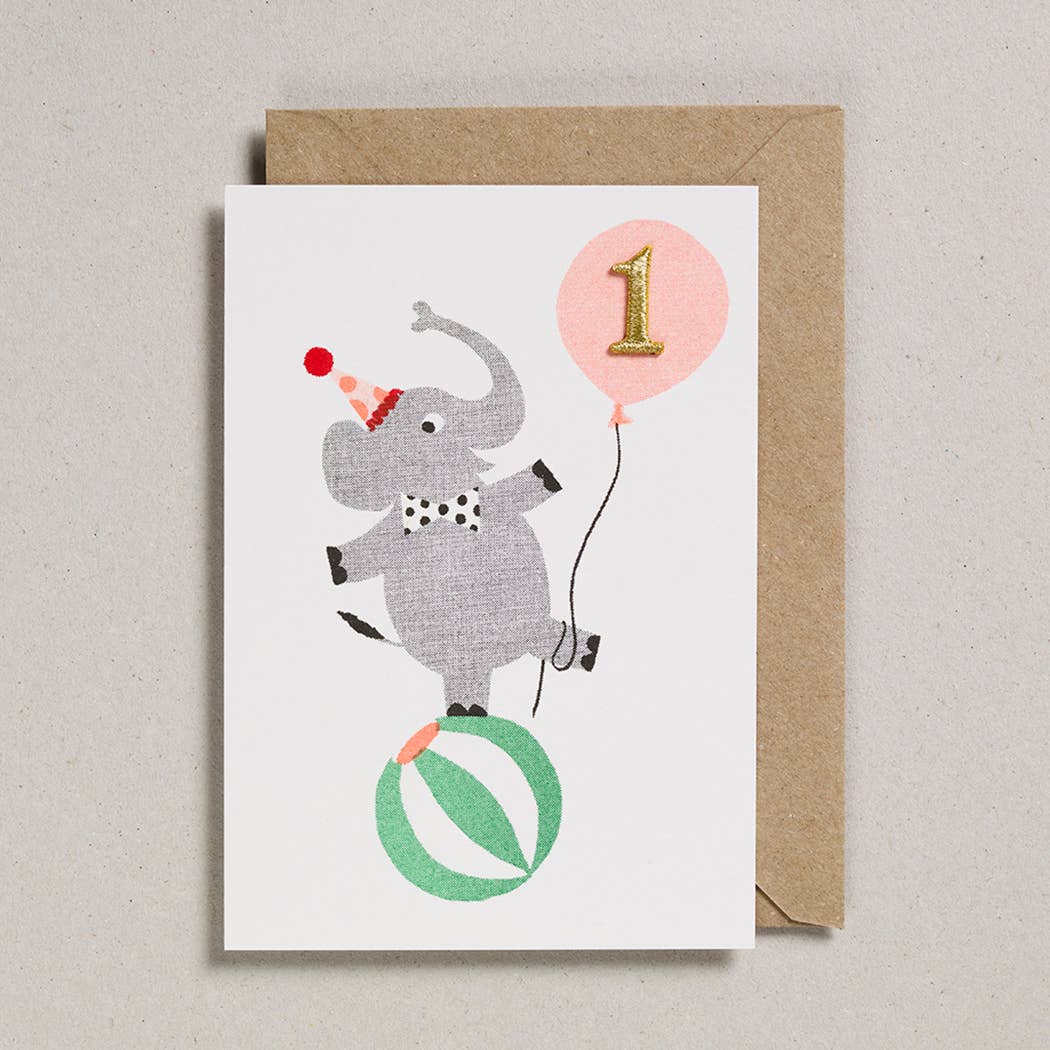 'Confetti Pets Card -  Elly Age 1'
