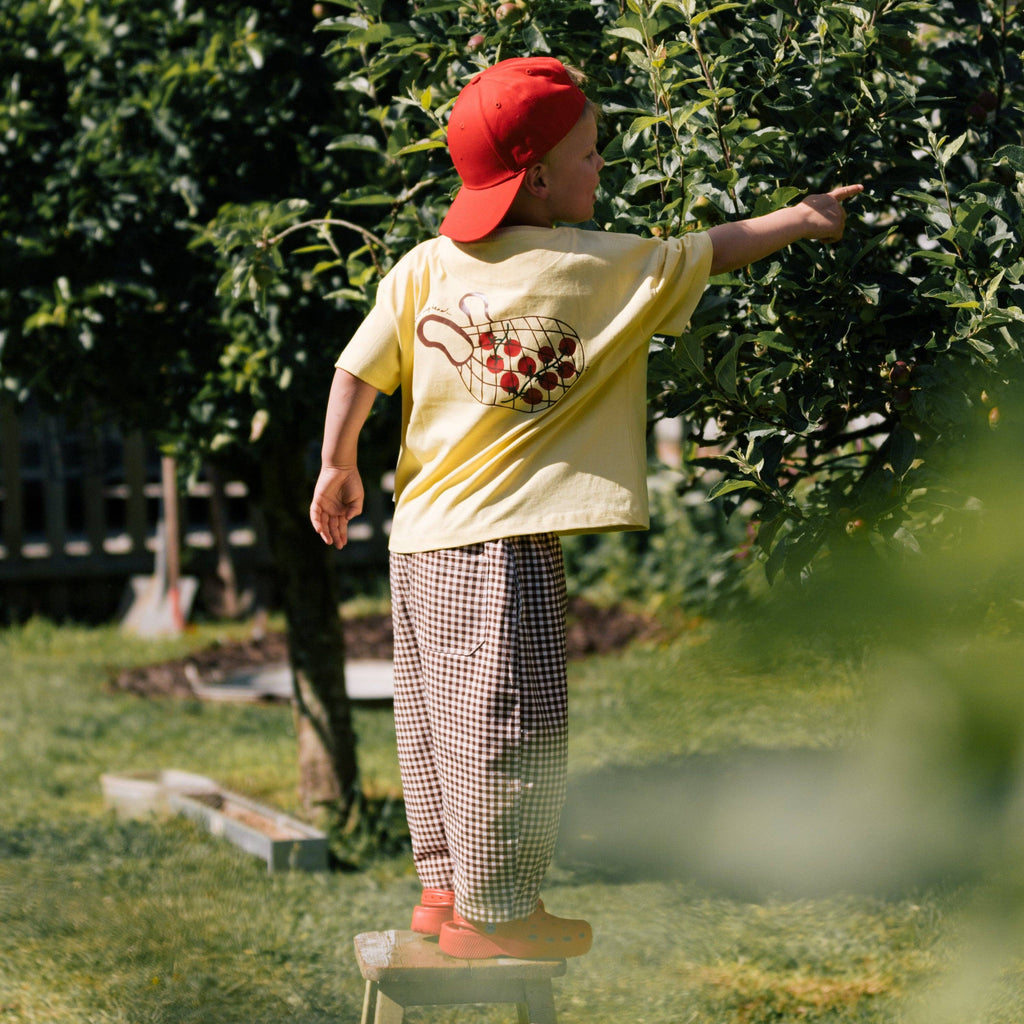 Wildgreen - 'Gingham' Barrel Trousers