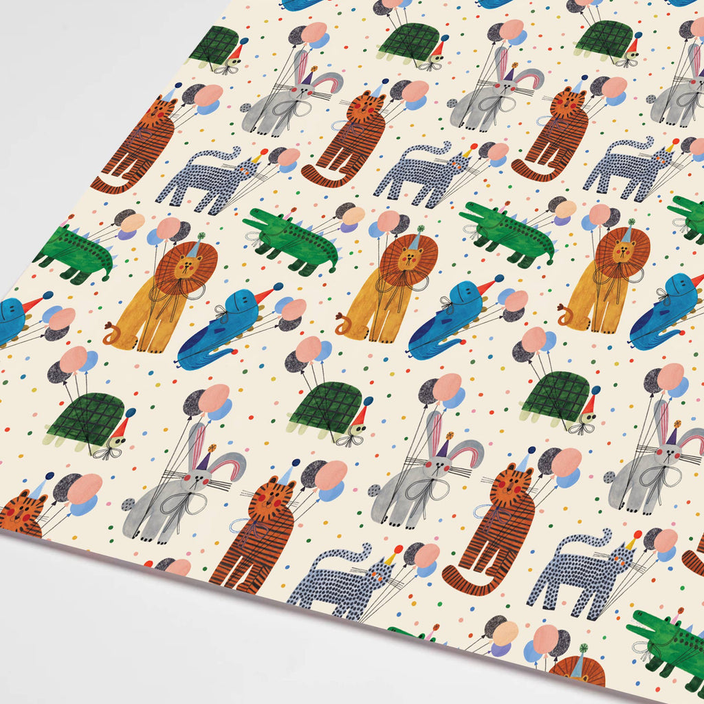 Party Animals Gift Wrap