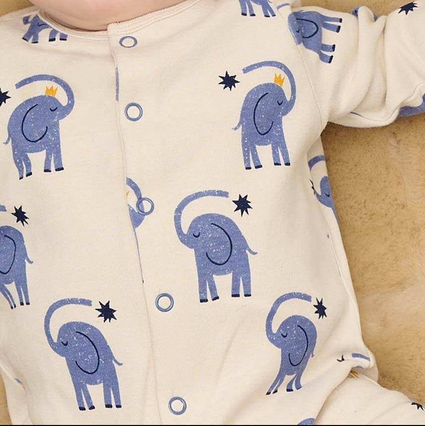 The Bonnie Mob - Elephant Print Onesie