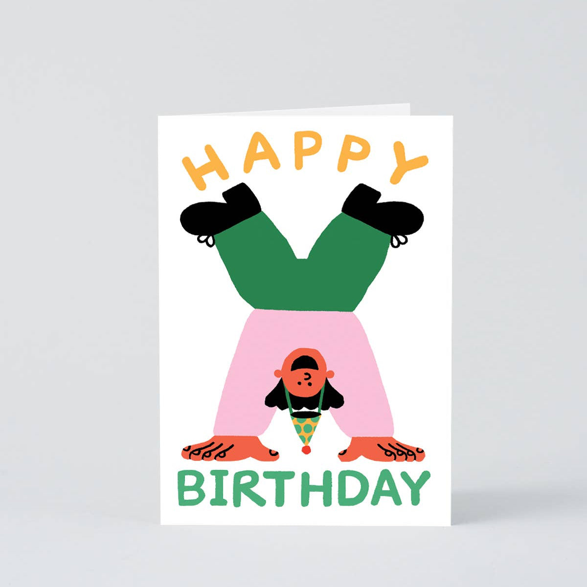 ‘Happy Birthday Handstand’ Greetings Card