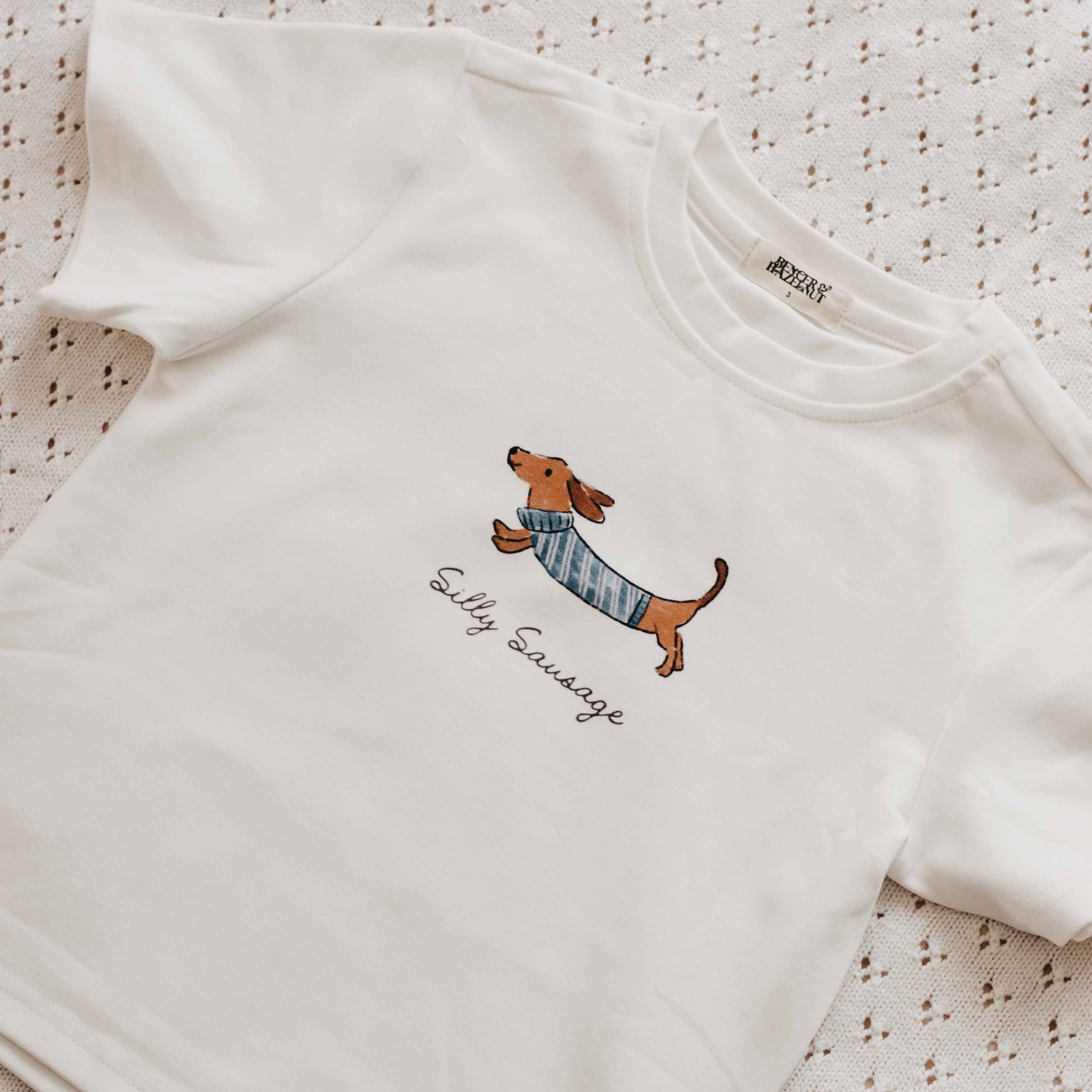 Silly Sausage Blue Tee