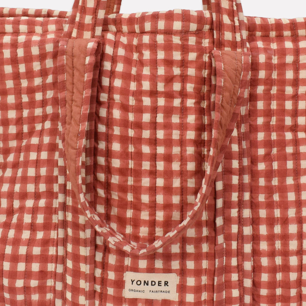 YONDER  - Quilted Carry All - Gingham Ginger