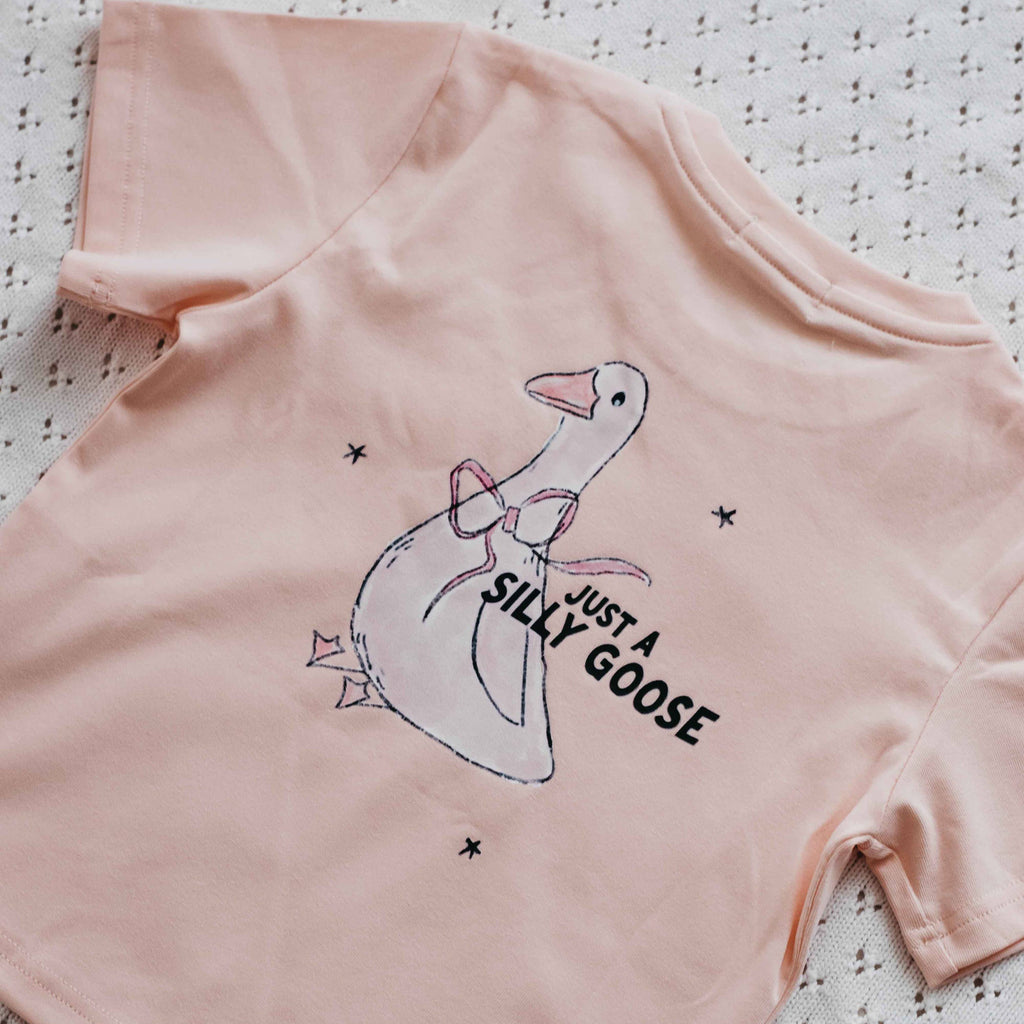 Silly Goose Pink Tee