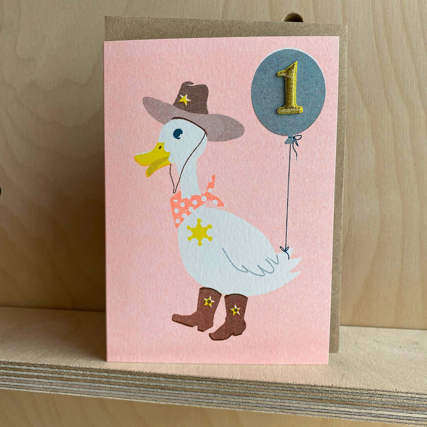 'Confetti Pets Card - Duck Age 1'