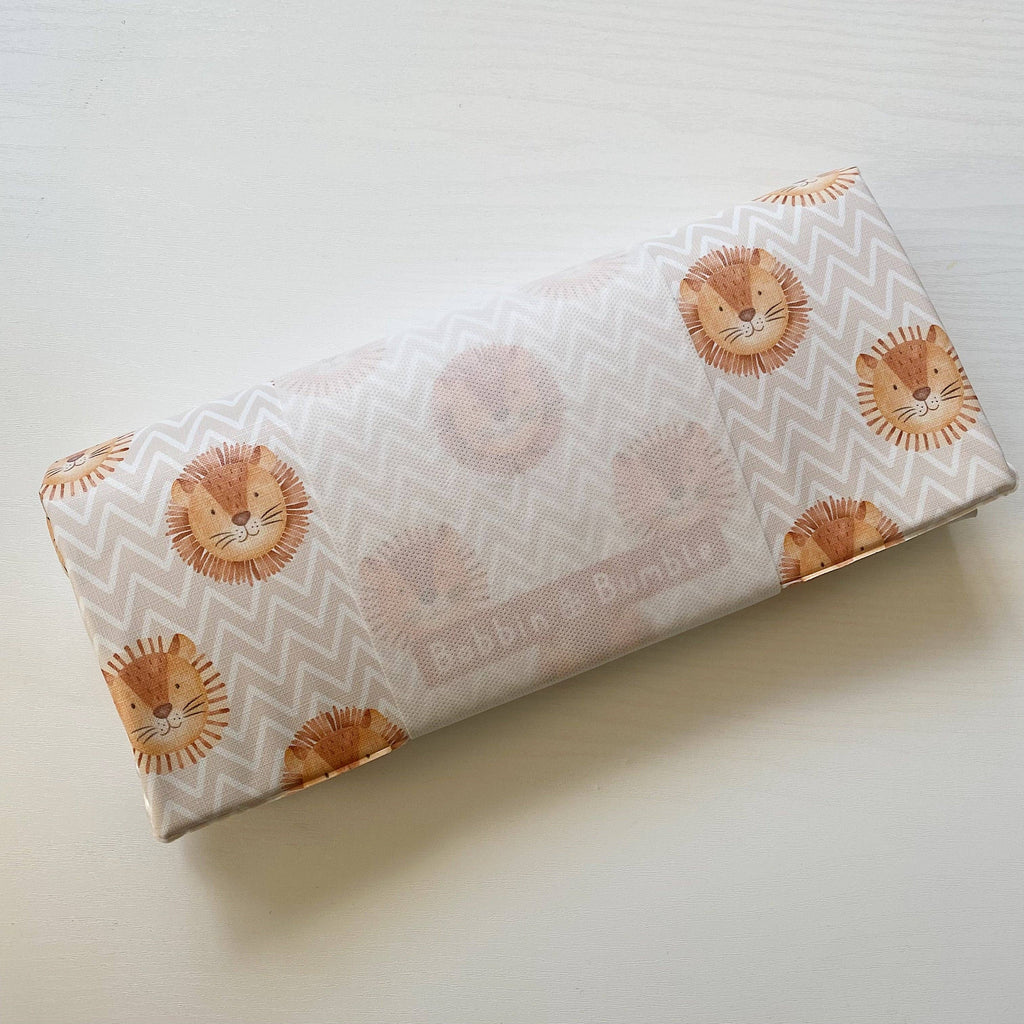 Travel Baby Changing Mat -Leo Lion Print