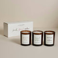 Fresh, Floral, Amber Votive Gift Set