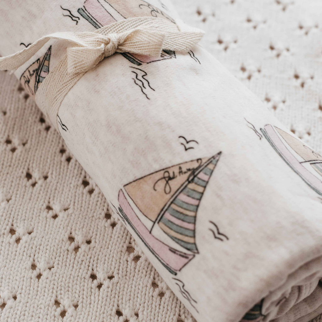 Sail Away Swaddle Blanket
