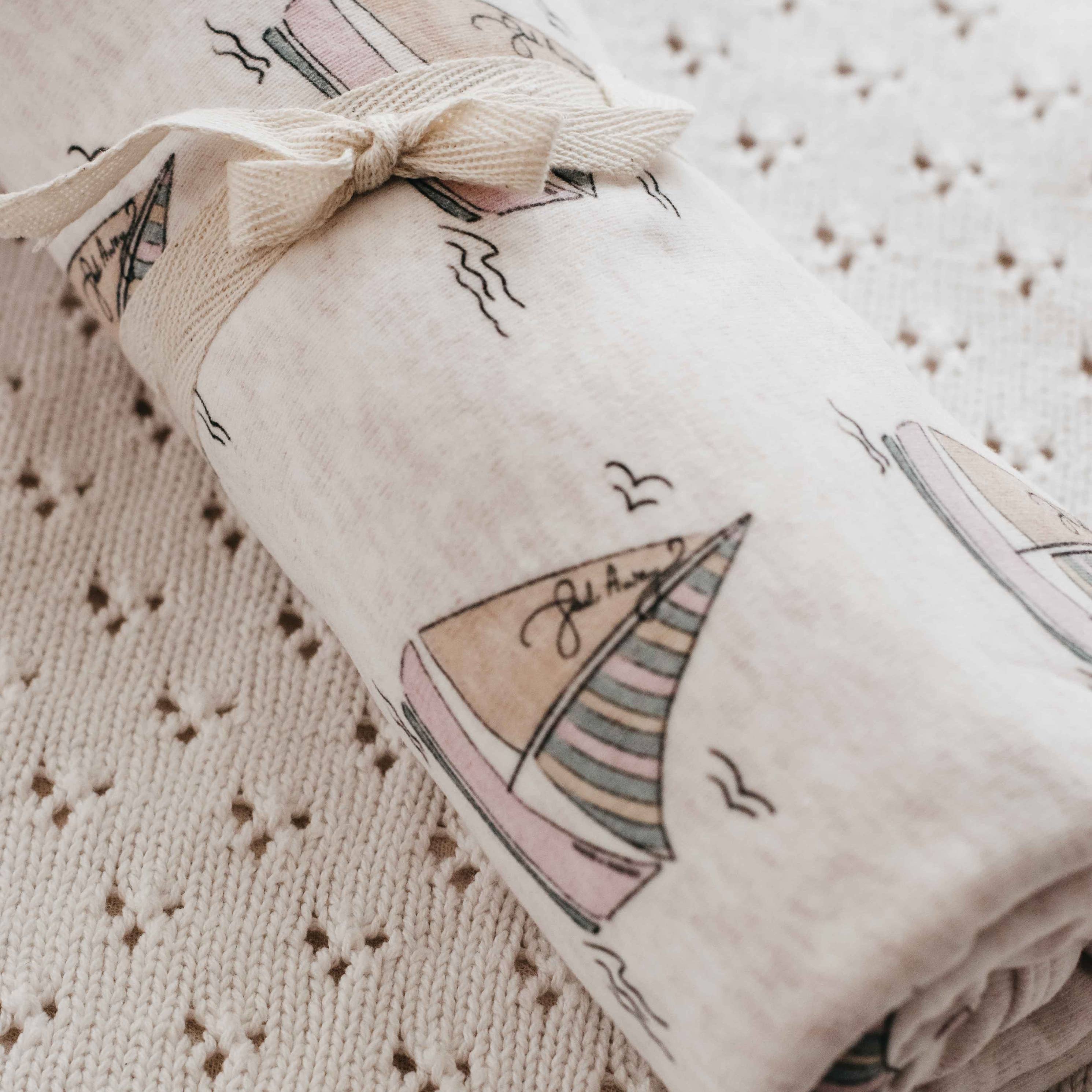 Sail Away Swaddle Blanket