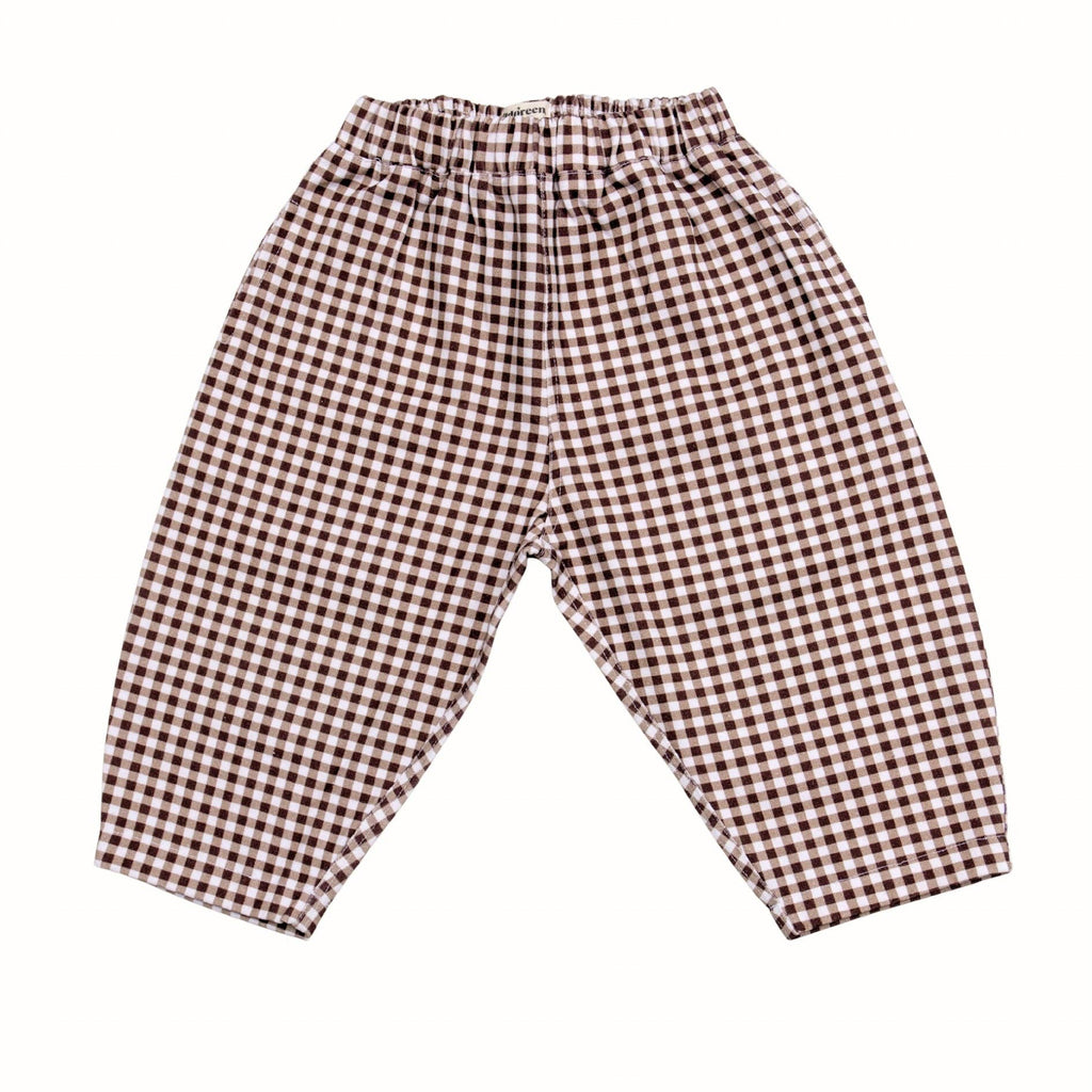 Wildgreen - 'Gingham' Barrel Trousers