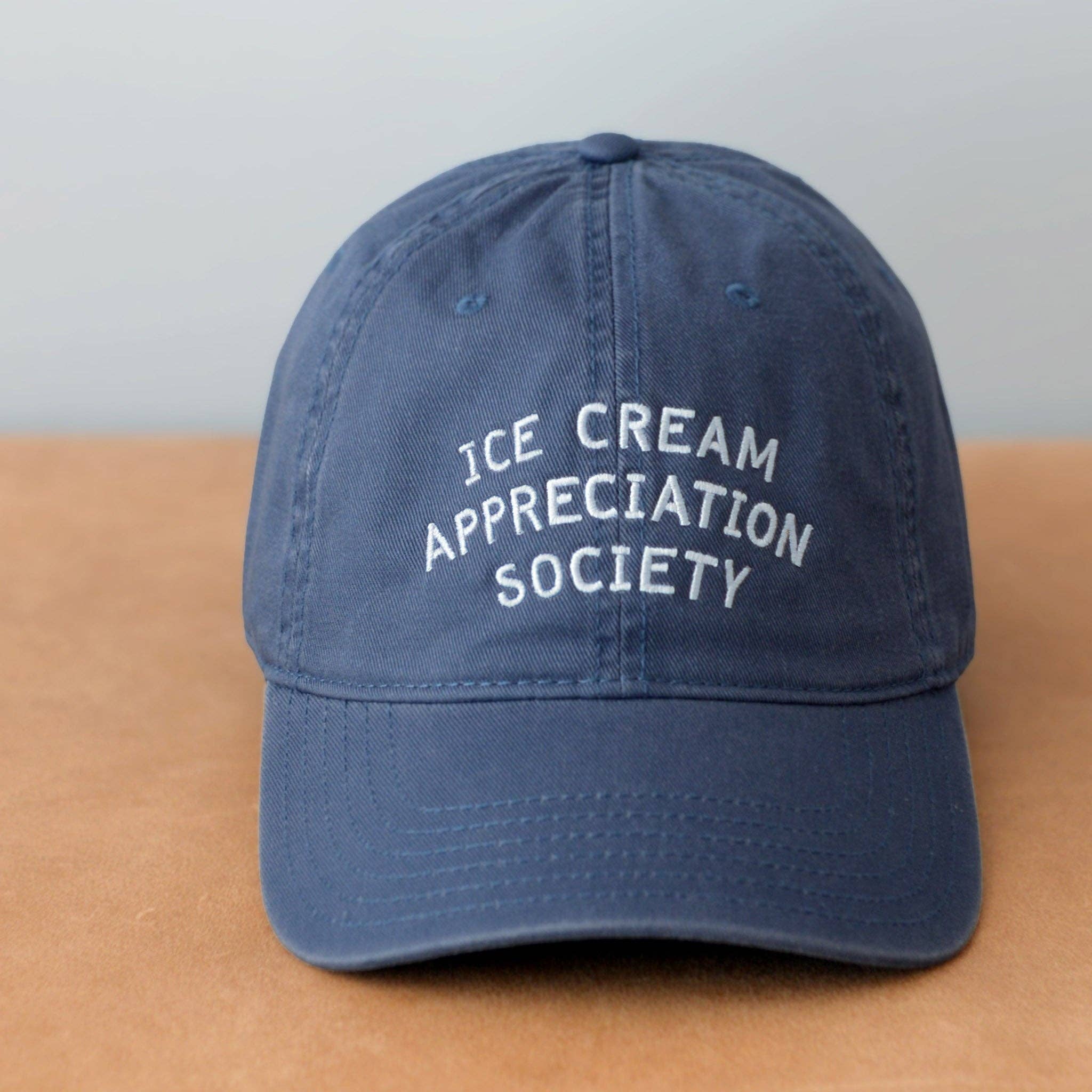 Ice Cream Appreciation Society - Cotton Baseball Cap - Blue
