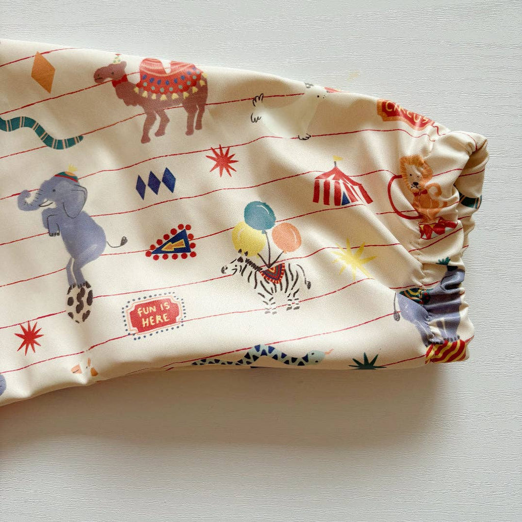 Long-Sleeved Baby/Toddler Bib - Circus