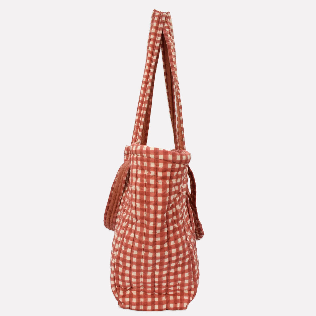 YONDER  - Quilted Carry All - Gingham Ginger