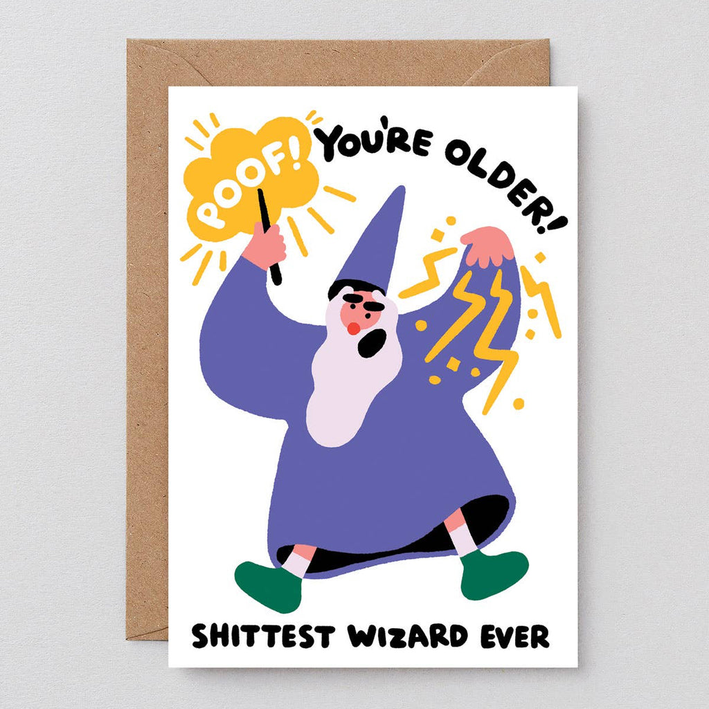 'Poof You're Older'  Card
