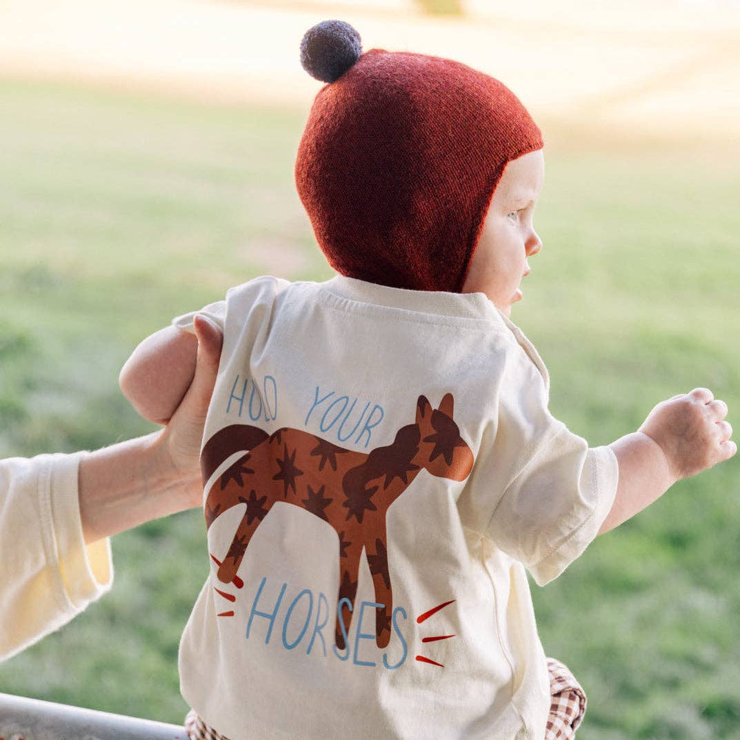 Wildgreen - 'Hold Your Horses' Boxy Tee
