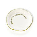 Statement Plate - 'Good food and good company.'