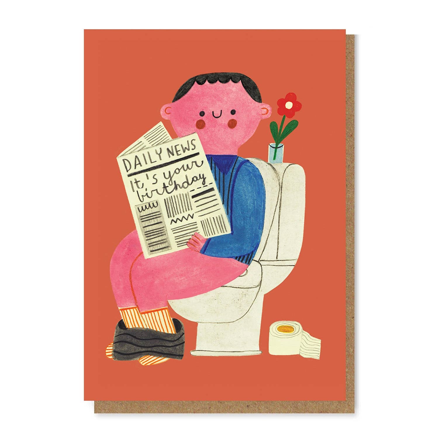 'Daily News' Birthday Card