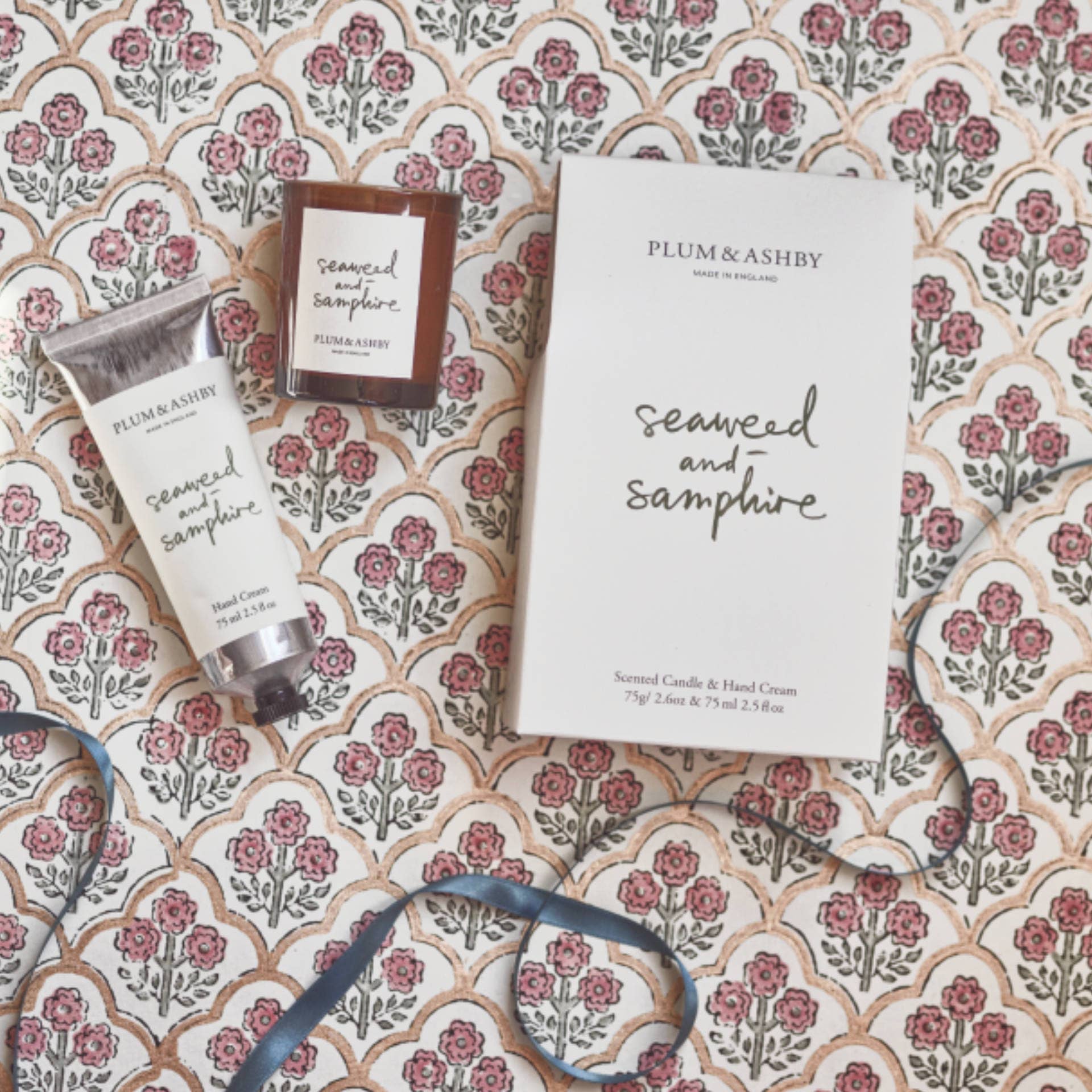 Seaweed & Samphire Votive & Hand Cream Duo Gift Set