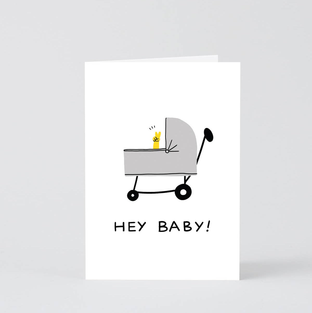 ‘Hey Baby’ Greetings Card