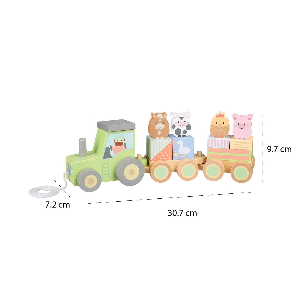 Farmyard Animal Puzzle Tractor