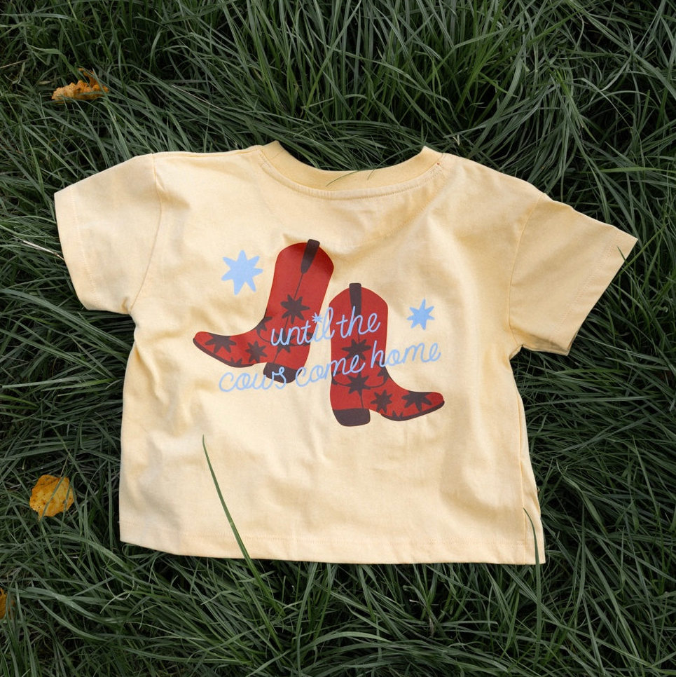 Wildgreen - 'Cows Come Home' Boxy Tee