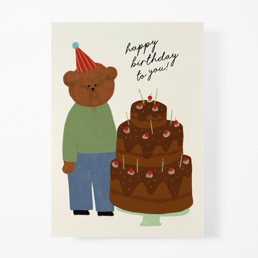 The Bear Days - Big Chocolate Birthday Cake