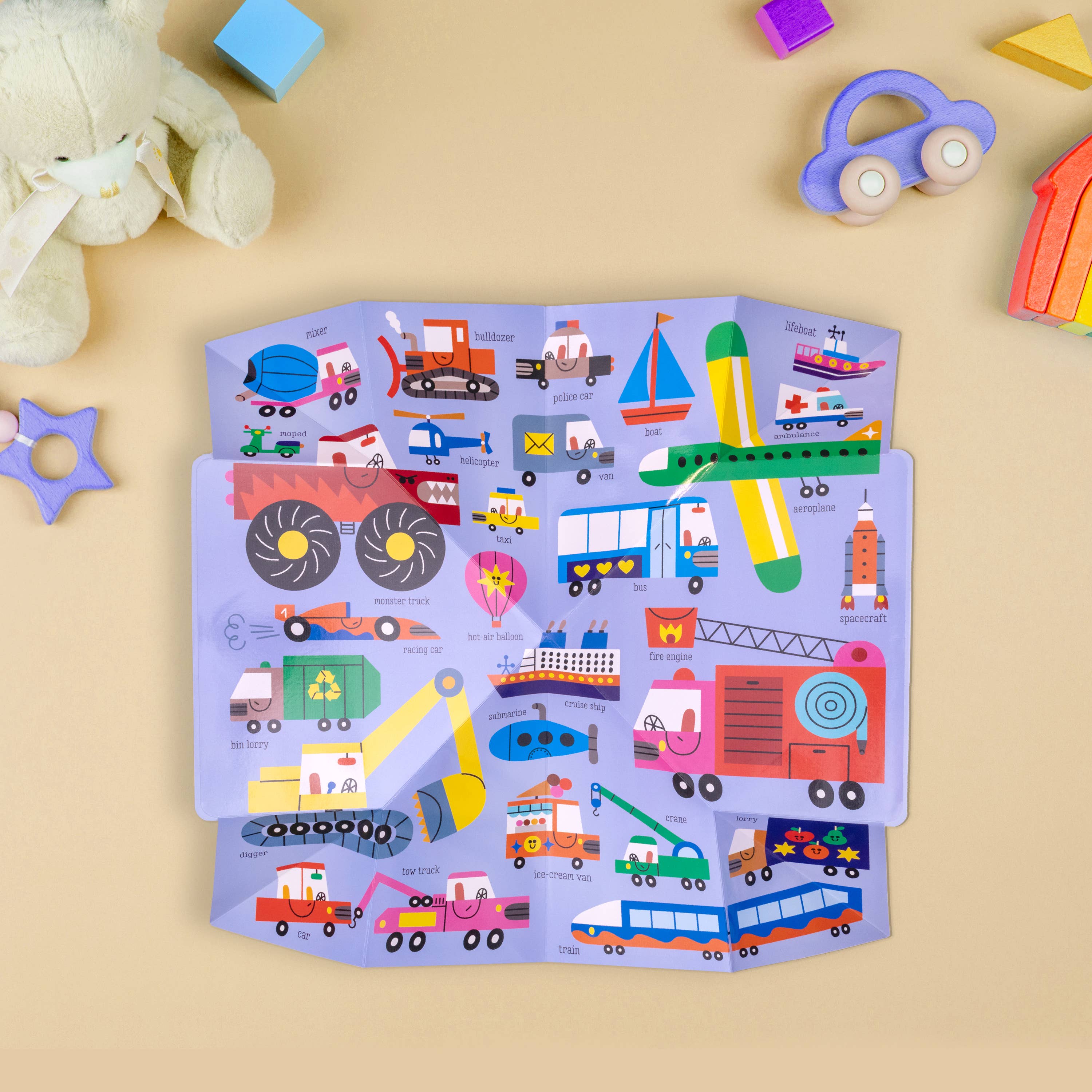 Pop Out Mega Pictures First Words Book