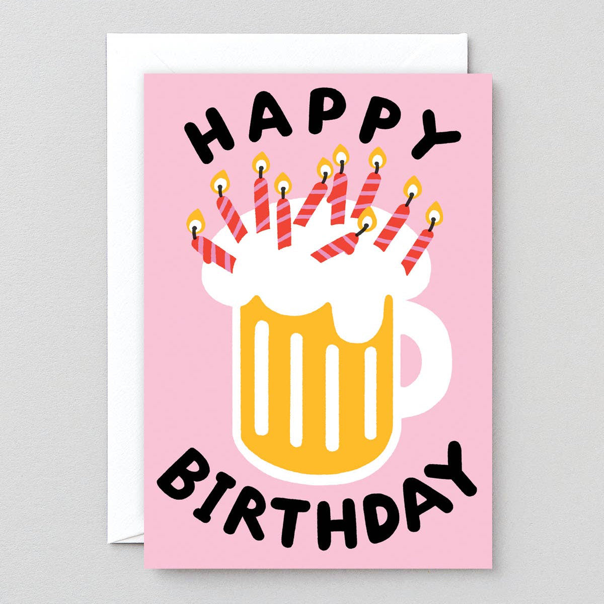 'Happy Birthday Beer' Card