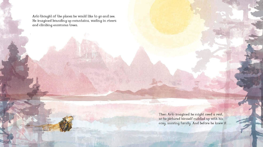 Arlo the lion who couldn't sleep