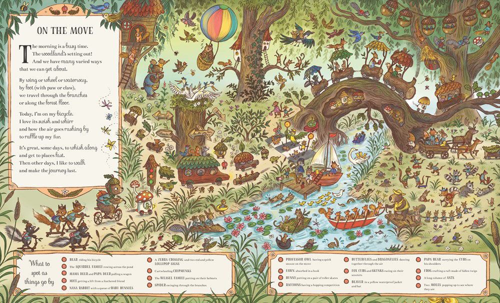 Brown Bear - It's Busy Down the Woods Today Book