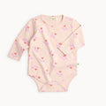 The Bonnie Mob - Love Print Long Sleeve Baby Bodysuit