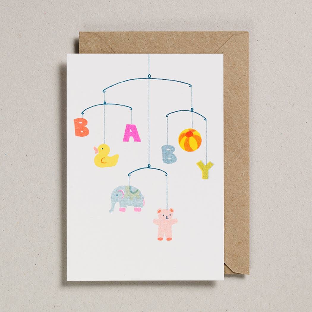 'Baby Mobile' - New Baby Card