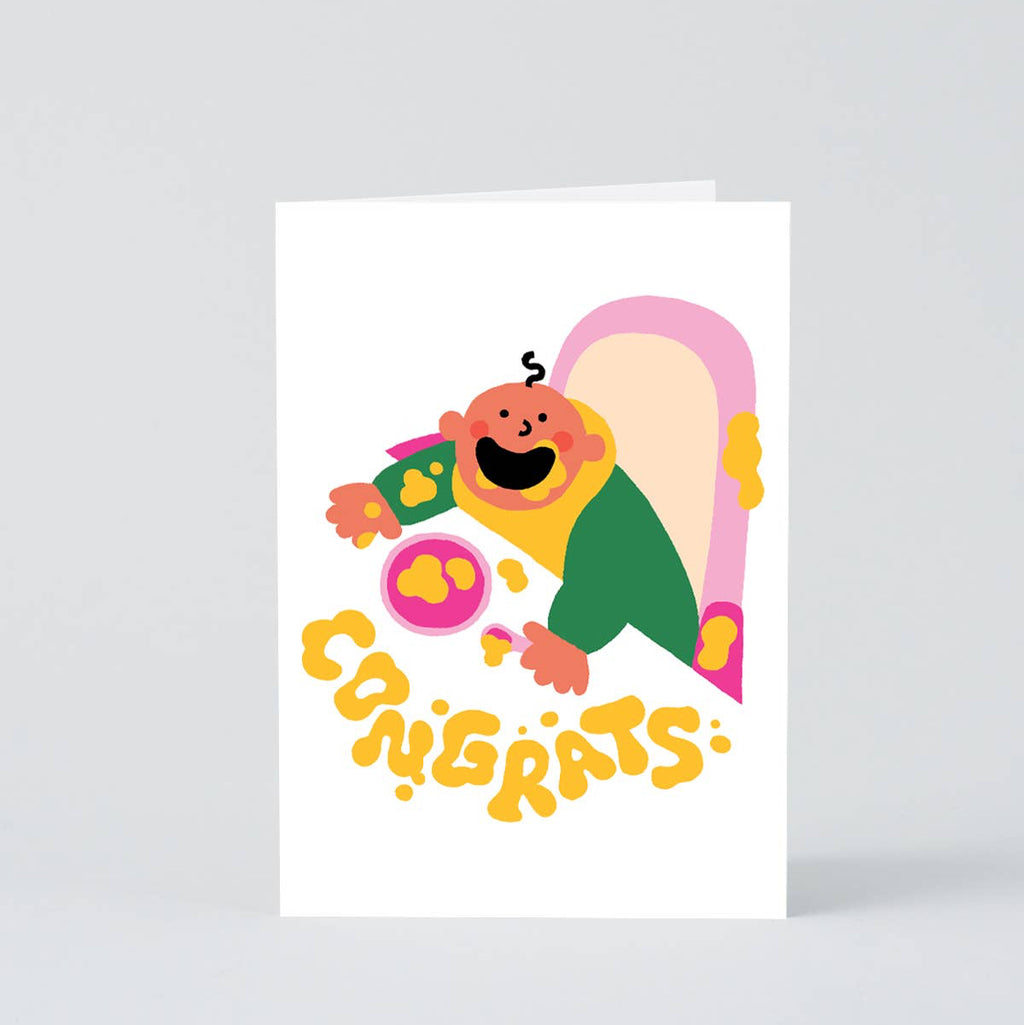 ‘Baby Food’ Greetings Card