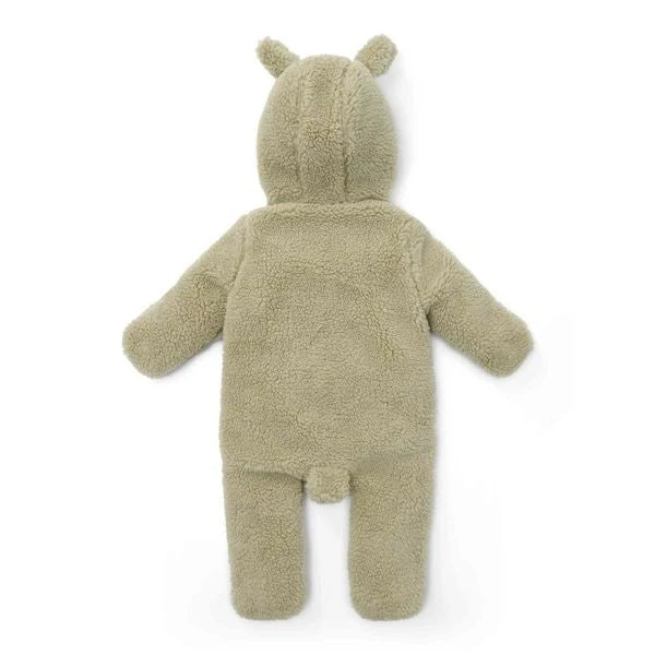 Little Dutch - Teddy Snowsuit - Soft Green