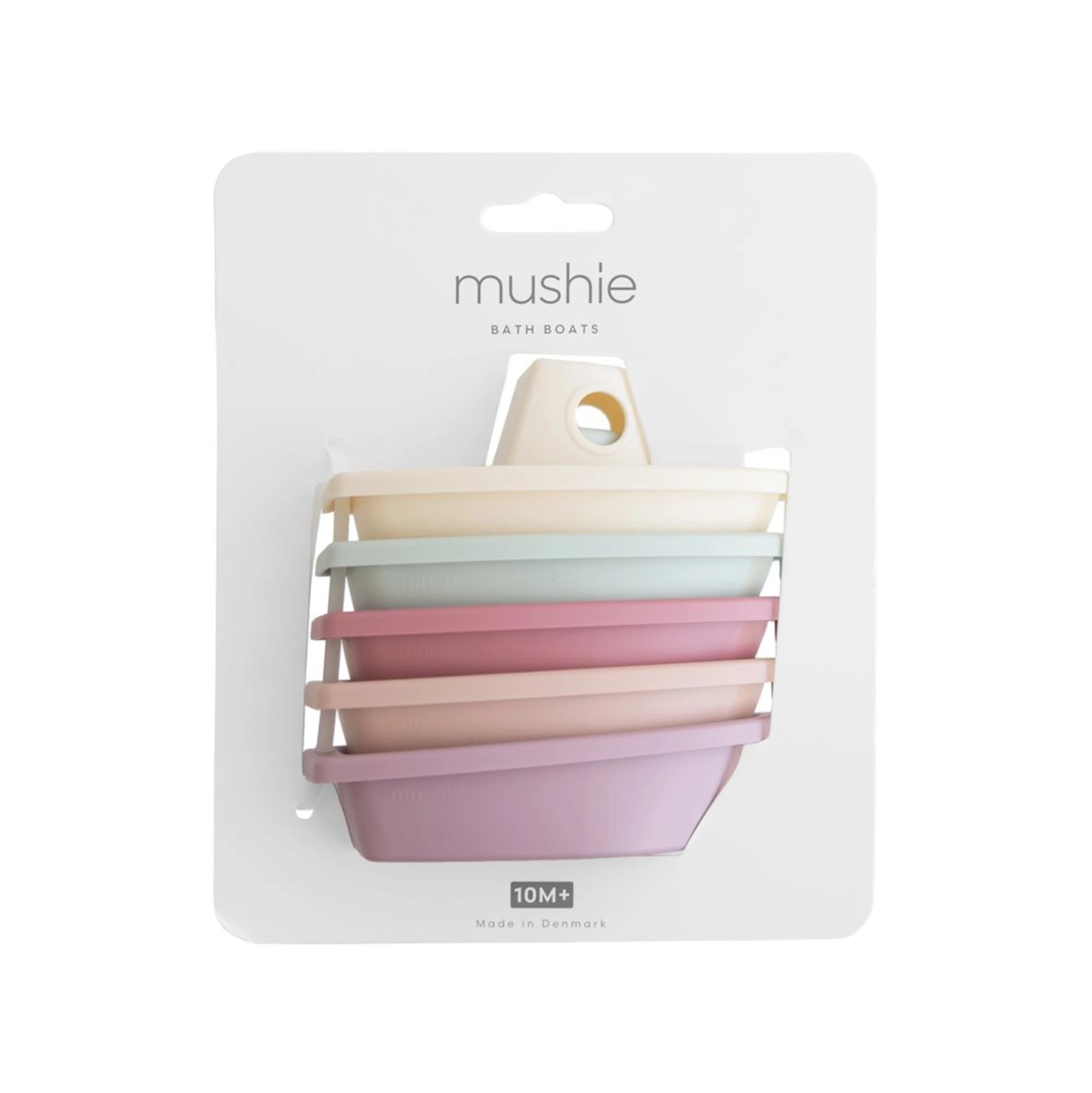 Mushie Bath Boats - Petal