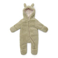 Little Dutch - Teddy Snowsuit - Soft Green