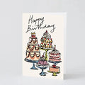 'Happy Birthday Cakes' Card