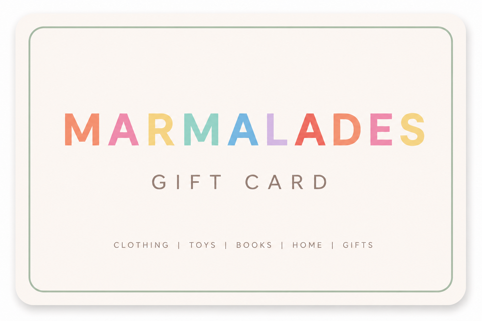 Marmalades Gift Card