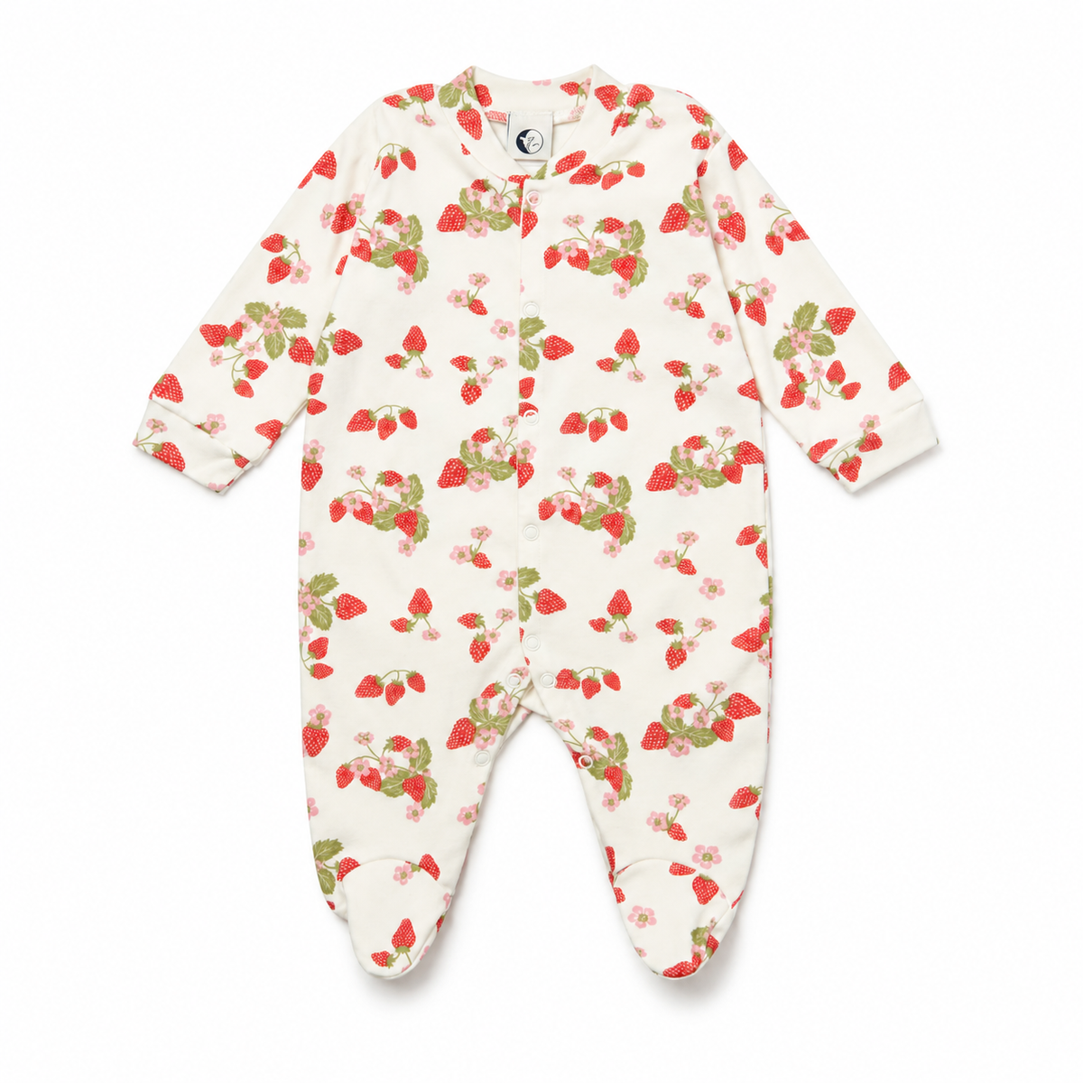 Sleepy Doe Baby Sleepsuit - Strawberry