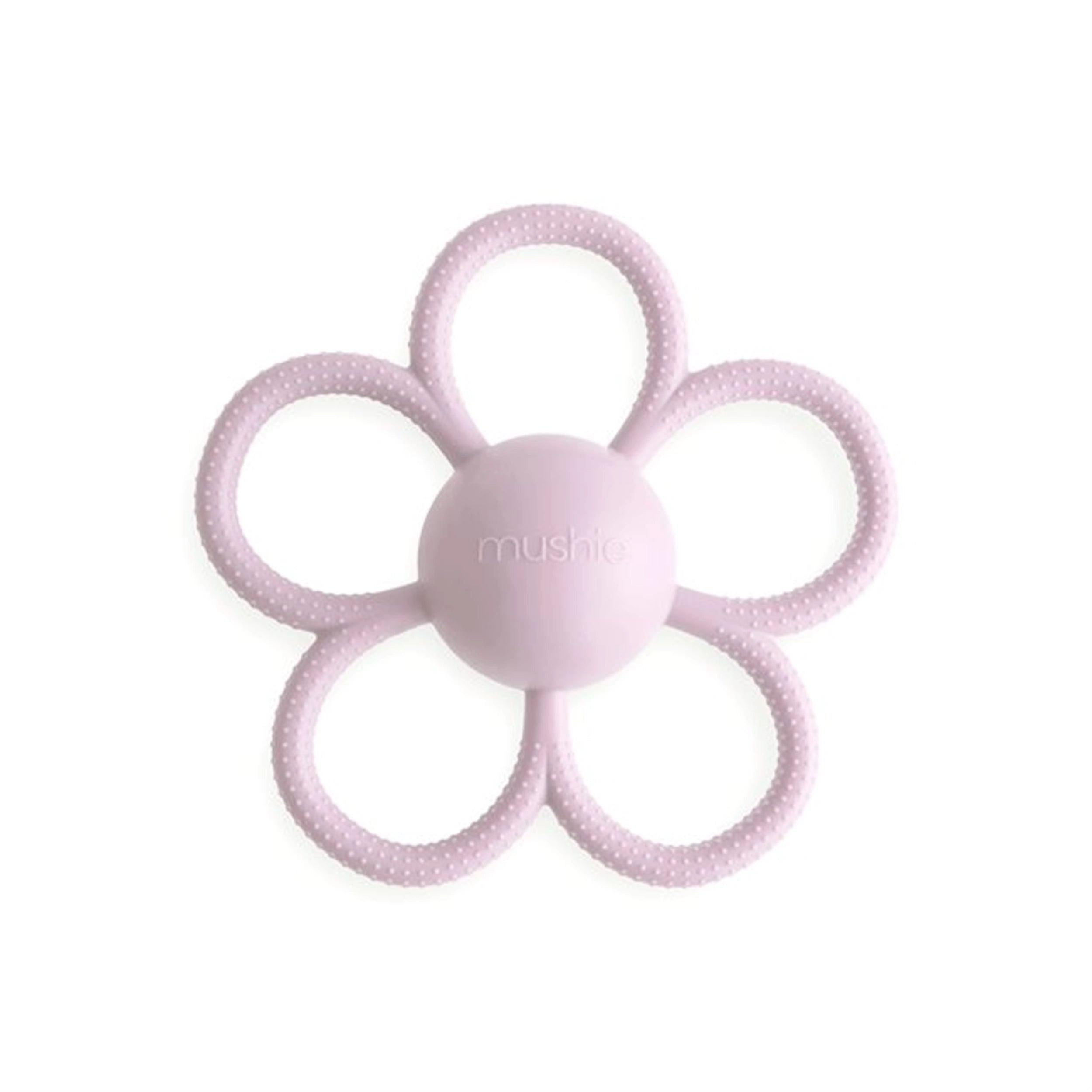 Mushie Daisy Teether - Soft Lilac