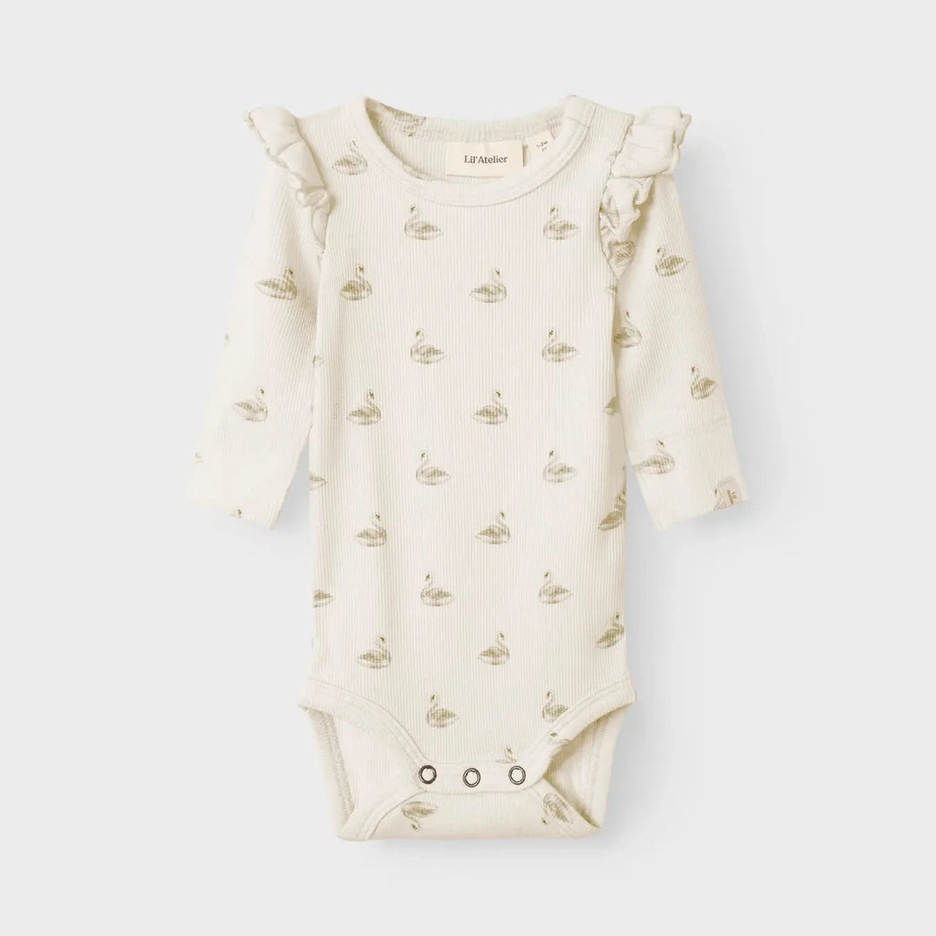 Turtledove Swan Longsleeve Bodysuit
