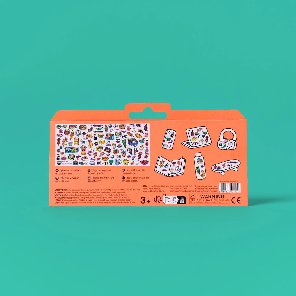 OMY - Boutique Sushi Shop Stickers