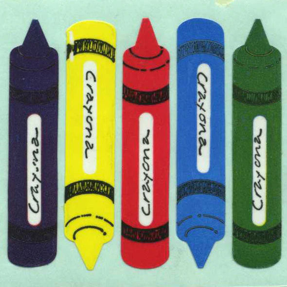 Crayon Stickers