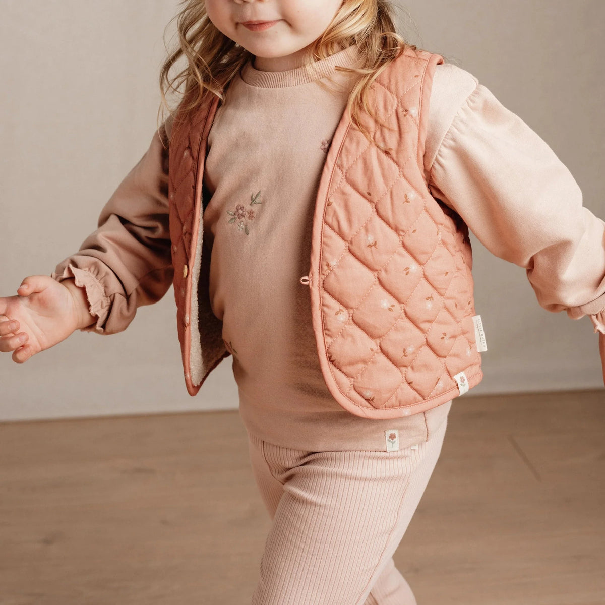 Little Dutch Reversible Waistcoat - Blooming Flower