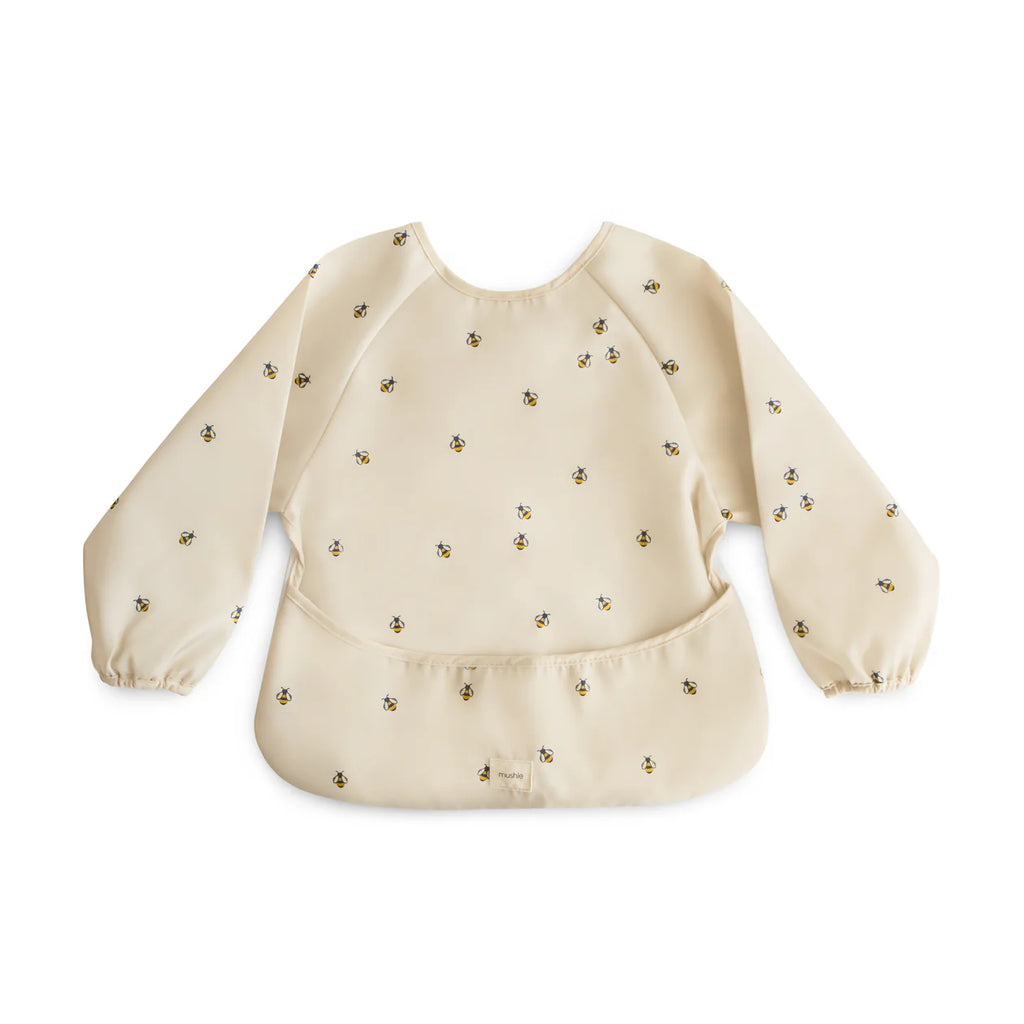 Mushie Longsleeve Bib - Bees