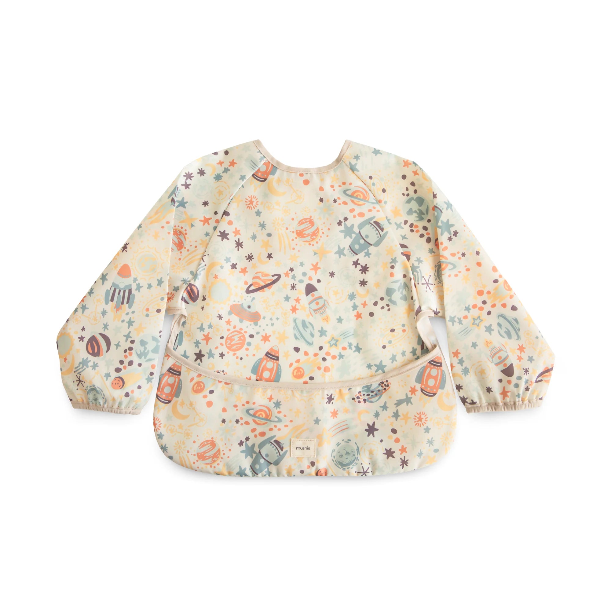 Mushie Longsleeve Bib - Space
