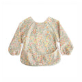 Mushie Longsleeve Bib - Pastal Flowers