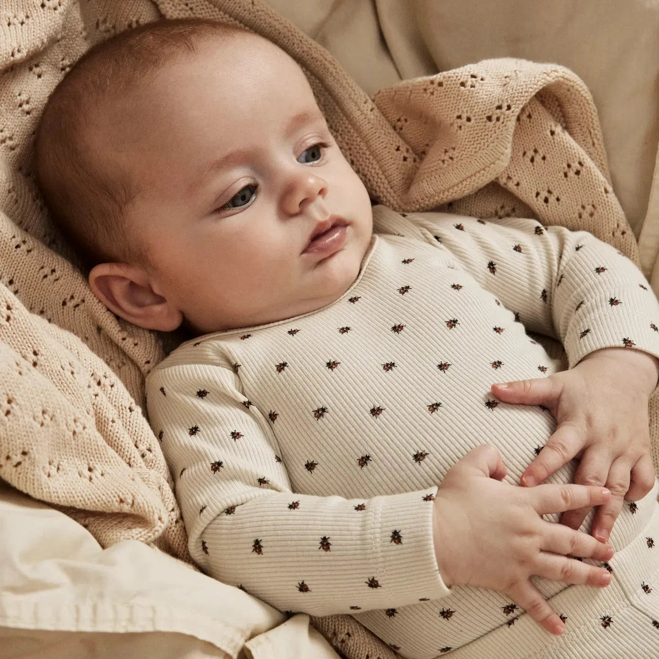 Turtledove Ladybug Longsleeve Bodysuit