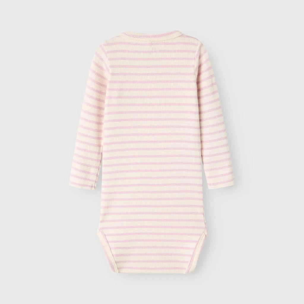 Winsome Orchid Stripe Longsleeve Bodysuit