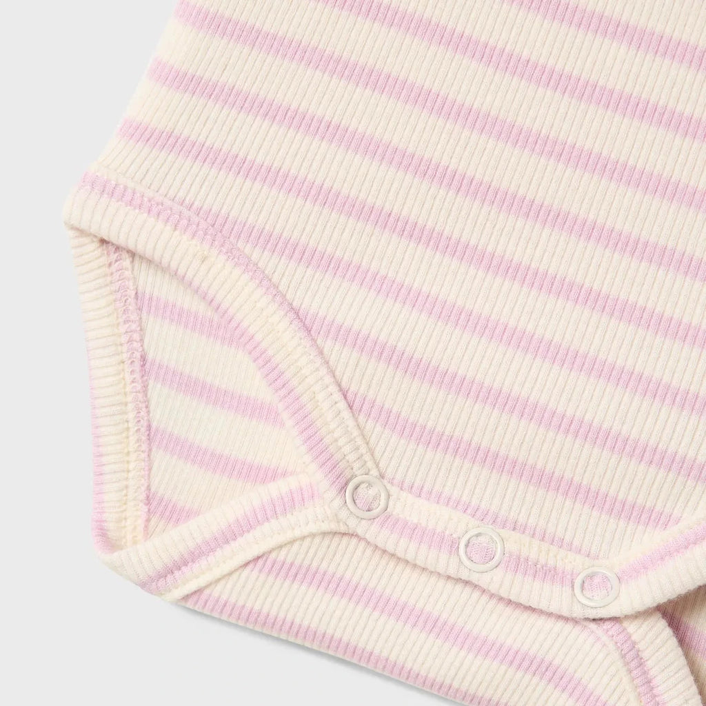 Winsome Orchid Stripe Longsleeve Bodysuit